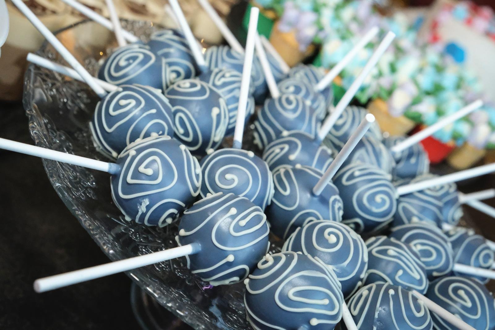 Cake pops background